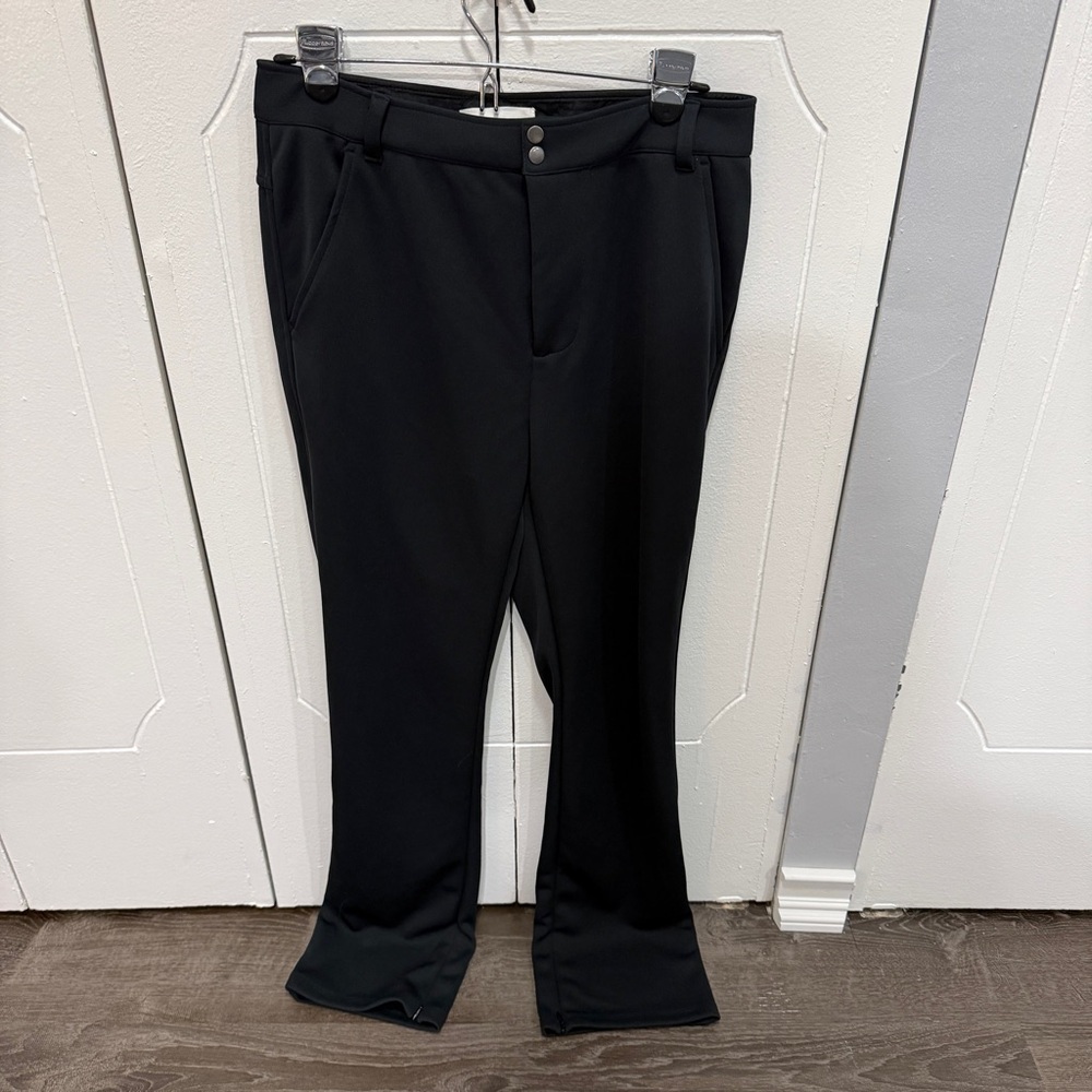Anthropologie Black Dress High Waisted Pants